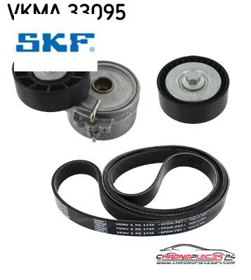 Achat de SKF VKMA 33095 KIT COURROIE AUX pas chères