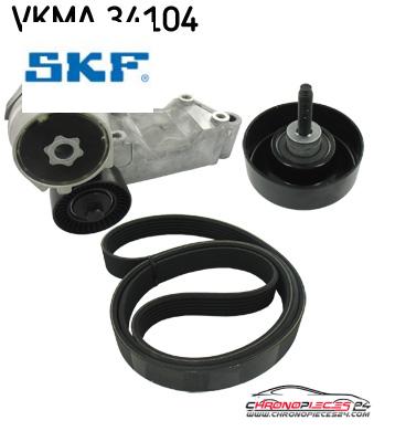 Achat de SKF VKMA 34104 KIT COURROIE AUX pas chères