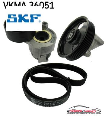 Achat de SKF VKMA 36051 KIT COURROIE AUXI LO pas chères