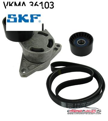 Achat de SKF VKMA 36103 KIT COURROIE AUX  OP pas chères