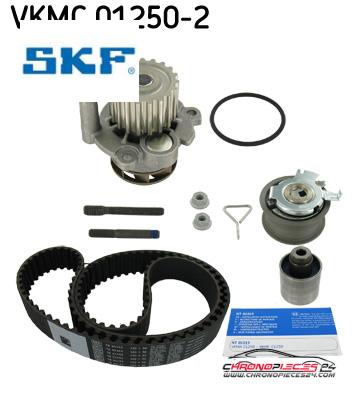 Achat de SKF VKMC 01250-2 Pompe à eau + kit de courroie de distribution pas chères