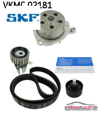 Achat de SKF VKMC 02181 KIT DIST POMPE EAU 0 pas chères