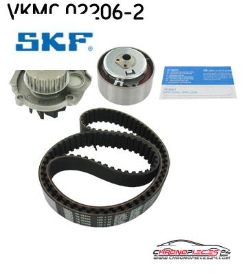 Achat de SKF VKMC 02206-2 KIT DISTRIB+PPE EAU pas chères