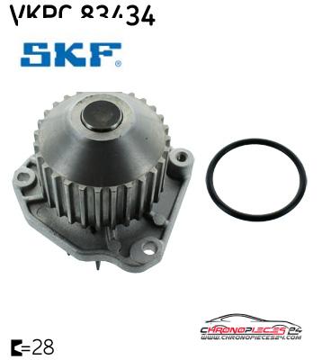 Achat de SKF VKPC 83434 KIT POMPE A EAU PSA pas chères