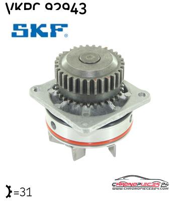 Achat de SKF VKPC 92943 KIT POMPE A EAU pas chères