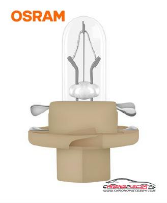 Achat de OSRAM 2452MFX6 Lampe bax 12V BX8,4d 1,5 Watt Beige 10p. pas chères