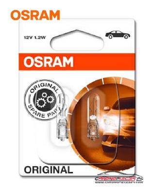 Achat de OSRAM 2721-02B Lampe wedge 12V W1,2W 2p. blister pas chères