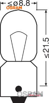 Achat de OSRAM 3930TSP Lampe de stationnement 24V T4W ba9s 10p. boîte pas chères