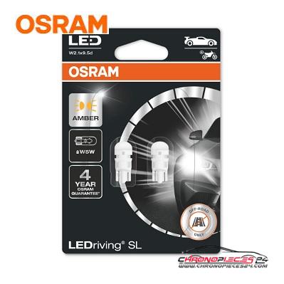 Achat de OSRAM 2827DYP-02B Lampe wedge LED 12V WY5W orange pas chères