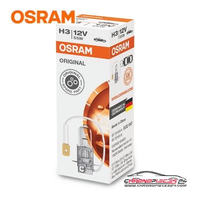 Achat de OSRAM 64151 Lampe halogène 12V H3 Original 1p. boîte pas chères