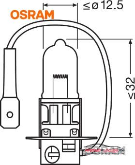 Achat de OSRAM 64151-01B Lampe halogène 12V H3 Original 1p. blister pas chères