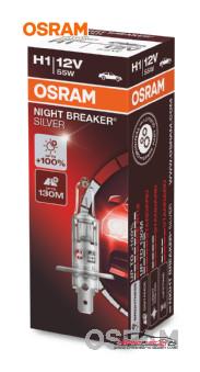 Achat de OSRAM 64150NBS Lampe halogène 12V H1 Night Breaker Silver 1p. boîte pas chères