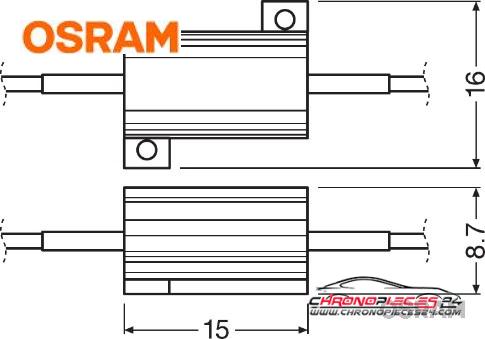 Achat de OSRAM LEDCBCTRL101 Adaptateur LED de CANBUS pas chères