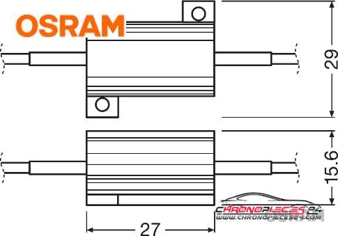 Achat de OSRAM LEDCBCTRL102 Adaptateur LED de CANBUS pas chères