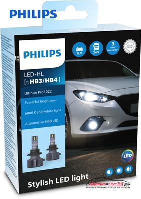 Achat de PHILIPS 11005U3022X2 Kit modification LED HB3/4 6.000 K pas chères