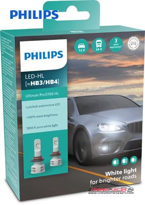 Achat de PHILIPS 11005U51X2 Kit modification LED HB3/4 5.800 K pas chères