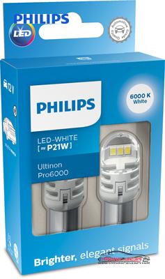 Achat de PHILIPS 11498CU60X2 Feu stop/signalisation LED 12 V P21W blanc 6.000 K pas chères