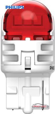 Achat de PHILIPS 11065RU60X2 Lampe wedge LED 12 V WY21W rouge pas chères