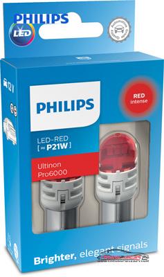 Achat de PHILIPS 11498RU60X2 Feu stop/signalisation LED 12 V P21W rouge pas chères