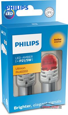 Achat de PHILIPS 11499AU60X2 Feu stop/arrière LED 12 V P21/5W ambre pas chères