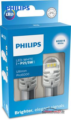 Achat de PHILIPS 11499CU60X2 Feu stop/arrière LED 12 V P21/5W blanc 6.000 K pas chères