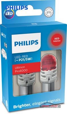 Achat de PHILIPS 11499RU60X2 Feu stop/arrière LED 12 V P21/5W rouge pas chères