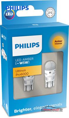 Achat de PHILIPS 11961AU60X2 Lampe sans culot Led 12 V W5W ambre pas chères