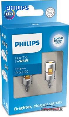 Achat de PHILIPS 11961CU60X2 Lampe sans culot Led 12 V W5W blanc 6.000 K pas chères