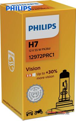 Achat de PHILIPS 12972PRC1 Lampe halogène 12V H7 Vision 1p. boîte pas chères