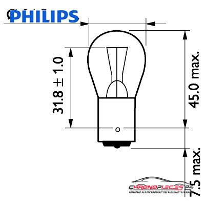 Achat de PHILIPS 13498CP Lampe stop/signalisation 24V P21W Vision 10p. Boîte pas chères