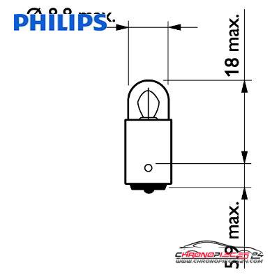 Achat de PHILIPS 13910CP Lampe de stationnement 24V T3W ba9s 10p. boîte pas chères