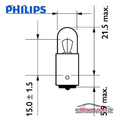 Achat de PHILIPS 13929CP Lampe de stationnement 24V T4W ba9s 10p. boîte pas chères