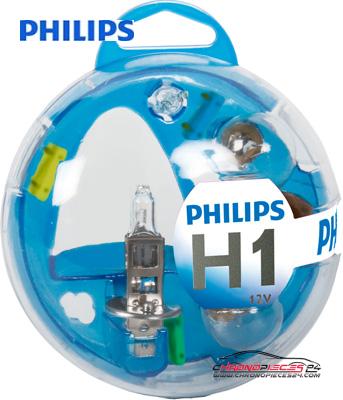 Achat de PHILIPS 55717EBKM Jeu de lampes 12V H1 pas chères