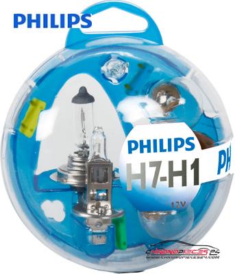 Achat de PHILIPS 55720EBKM Jeu de lampes 12V H1+H7 pas chères