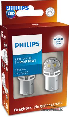 Achat de PHILIPS 24805CU60X2 Lampe stop/signalisation Led 12 V R5W/R10W blanc 6.000 K pas chères