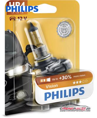 Achat de PHILIPS 9006PRB1 Lampe halogène 12V HB4 Vision 1p. Blister pas chères