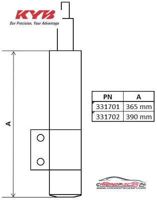 Achat de KYB 331701 Amortisseur Excel-G pas chères