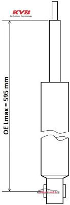 Achat de KYB 343836 Amortisseur Excel-G pas chères