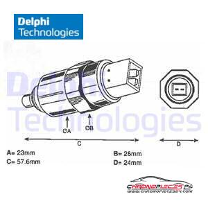 Achat de DELPHI 7185-900G Dispositif d'arrêt, système d'injection pas chères