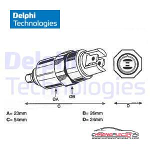 Achat de DELPHI 7185-900P Dispositif d'arrêt, système d'injection pas chères