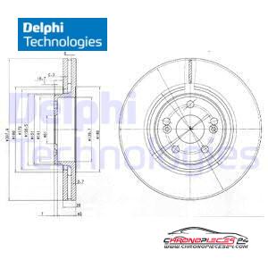 Achat de DELPHI BG9016 Disque de frein pas chères