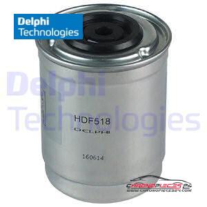 Achat de DELPHI HDF518 Filtre à carburant pas chères