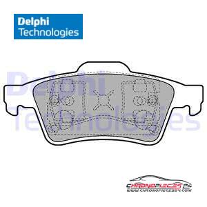 Achat de DELPHI LP1701 Kit de plaquettes de frein, frein à disque pas chères