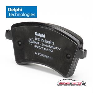 Achat de DELPHI LP2078 Kit de plaquettes de frein, frein à disque pas chères