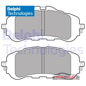 Achat de DELPHI LP2506 Kit de plaquettes de frein, frein à disque pas chères