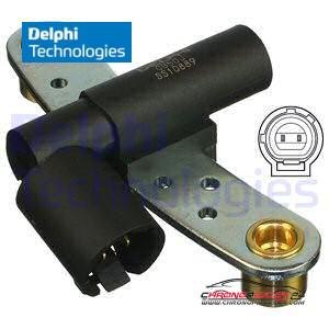 Achat de DELPHI SS10889 Capteur d'angle, vilebrequin pas chères