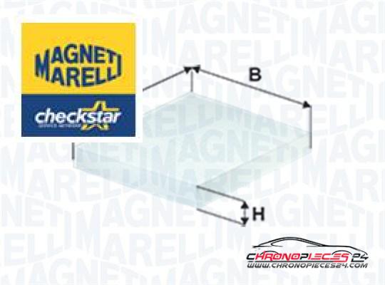 Achat de MAGNETI MARELLI 350203061960 Filtre, air de l'habitacle pas chères