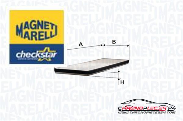 Achat de MAGNETI MARELLI 350203062180 Filtre, air de l'habitacle pas chères