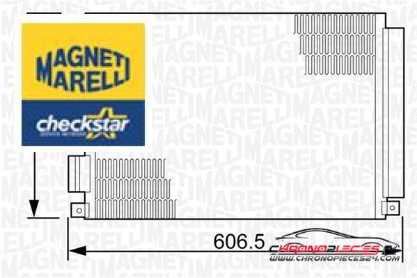 Achat de MAGNETI MARELLI 350203497000 Condenseur, climatisation pas chères