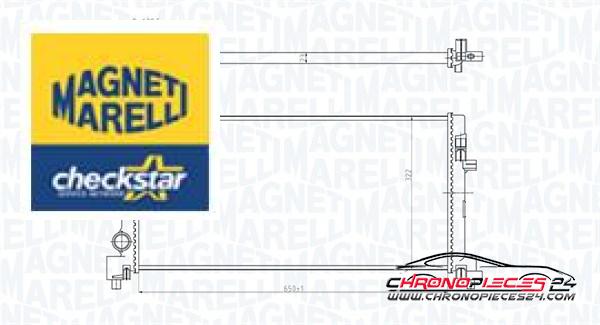 Achat de MAGNETI MARELLI 350213166200 Radiateur, refroidissement du moteur pas chères